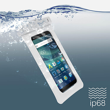 Acheter Avizar Pochette Smartphone Housse Waterproof Protection IP68 100% Tactile - Blanc