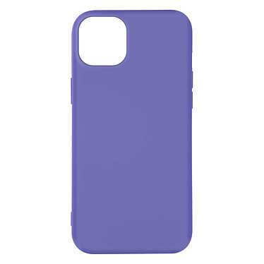 Avizar Coque pour iPhone 14 Silicone Semi-rigide Finition Soft-touch Fine  violet