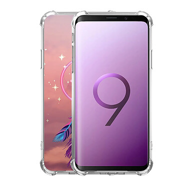 Avis Evetane Coque Samsung Galaxy S9 Plus anti-choc souple angles renforcés transparente Motif Attrape rêve rose