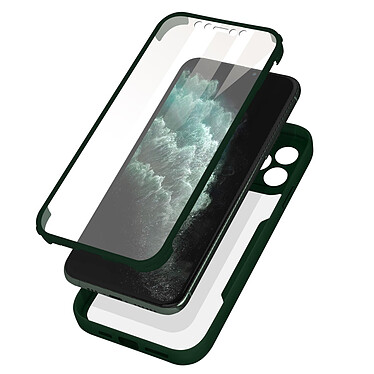 Avizar Coque iPhone 11 Pro Dos Plexiglas Avant Polymère Coins Renforcés Contour vert