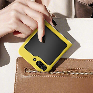 Acheter Avizar Coque MagSafe pour Samsung Galaxy Z Flip 5 Rigide Design Fin  Jaune