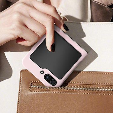 Acheter Avizar Coque MagSafe pour Samsung Galaxy Z Flip 5 Rigide Design Fin  Rose