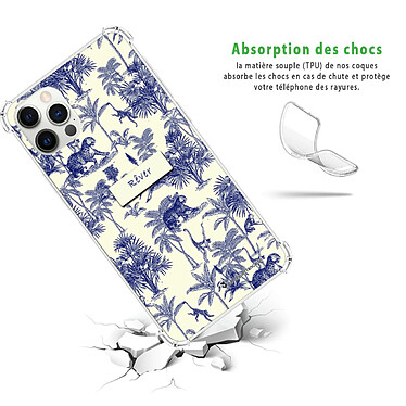 Avis LaCoqueFrançaise Coque iPhone 12/12 Pro Silicone antichocs Solides coins renforcés  transparente Motif Botanic Rêve