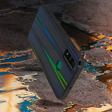 Acheter Avizar Coque Huawei P smart 2020 Holographique Brillant Rigide Collection Aurora Noir