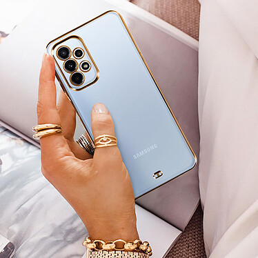 Acheter Avizar Coque pour Samsung A23 5G Souple Caméra Protégée Dos Transparent Bord blanc