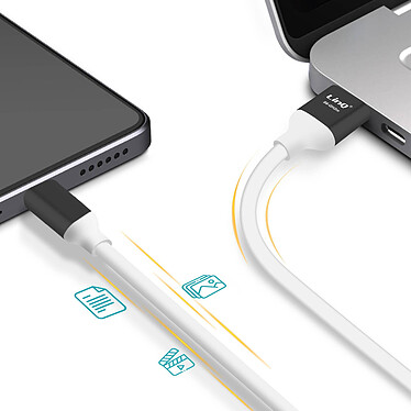 Avis LinQ Câble USB vers Micro-USB Charge et Transfert Longueur 2m Noir