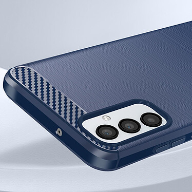 Acheter Avizar Coque pour Samsung Galaxy A05s Effet Carbone Silicone Flexible Antichoc  Bleu Nuit