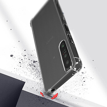 Avizar Pack Protection Sony Xperia 1 III Coque Souple Verre Trempé transparent pas cher