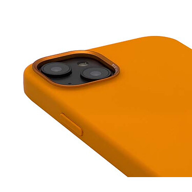 Decoded Coque Compatible avec le MagSafe Silicone Antimicrobienne pour iPhone 14 Plus Abricot pas cher