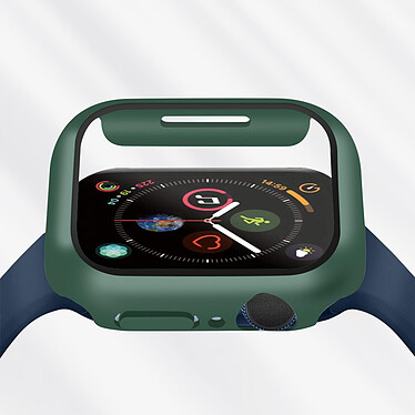 Avizar Coque Apple Watch Serie 7 (41mm) Rigide Finition Soft-touch Enkay Vert pas cher