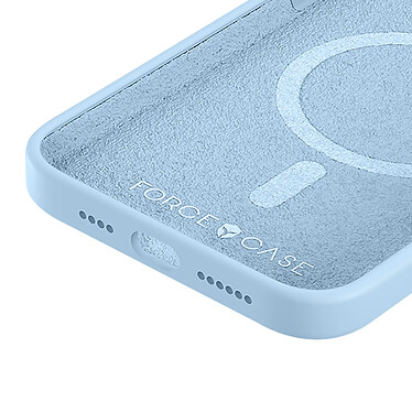 Avis Force Case Coque pour iPhone 15 MagSafe Anti-chute Mate Bleu Pâle