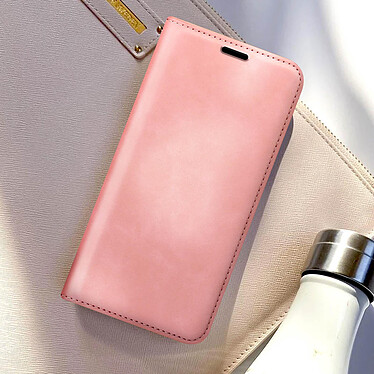 Avizar Étui pour Samsung Galaxy A54 5G Porte-carte Fonction Support Vidéo Clapet Magnétique  Rose pas cher