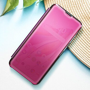 Avizar Étui Clear View pour Xiaomi Redmi 12C avec Clapet Miroir Support Vidéo  violet pas cher