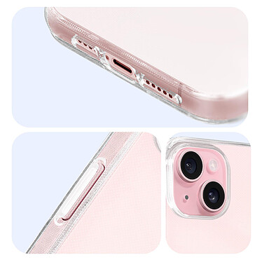 Avis Avizar Coque pour Apple iPhone 15 Plus Silicone Gel Souple Ultra fine Anti-jaunissement  Transparent