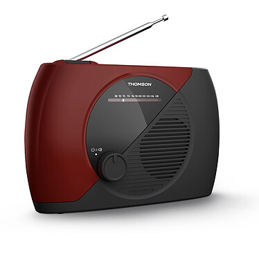 BIGBEN RT353 - Radio FM portable - RT353 - rouge et noire