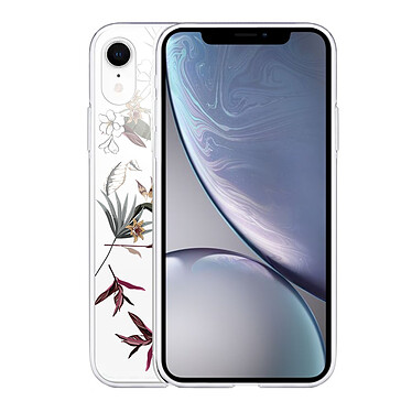 Avis LaCoqueFrançaise Coque iPhone Xr silicone transparente Motif Fleurs Sauvages ultra resistant