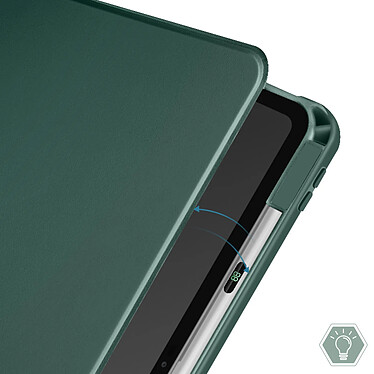 Acheter Avizar Étui pour iPad Air 11 2024 Clapet Support Rotatif avec Protège Caméra Vert Foncé