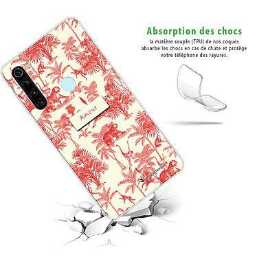 Avis LaCoqueFrançaise Coque Xiaomi Redmi Note 8 T 360 intégrale transparente Motif Botanic Amour Tendance