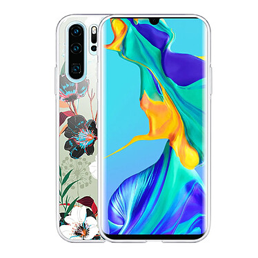 Avis LaCoqueFrançaise Coque Huawei P30 Pro/ P30 Pro New Edition silicone transparente Motif Fleurs vert d'eau ultra resistant