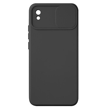 Avizar Coque pour Xiaomi Redmi 9A et 9AT Silicone Souple Cache Caméra Coulissant  Noir