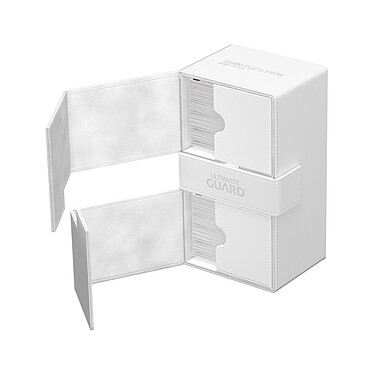 Acheter Ultimate Guard - Twin Flip`n`Tray 200+ XenoSkin Monocolor Blanc