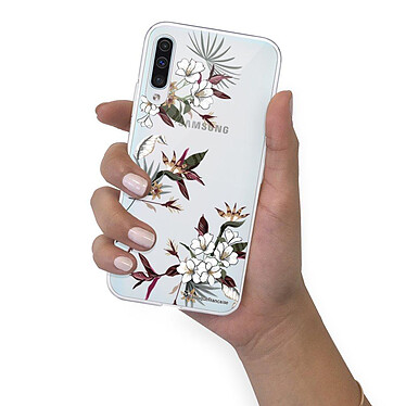 LaCoqueFrançaise Coque Samsung Galaxy A70 360 intégrale transparente Motif Fleurs Sauvages Tendance pas cher