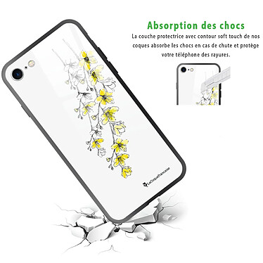 Avis LaCoqueFrançaise Coque iPhone 7/8/ iPhone SE 2020/ 2022 Coque Soft Touch Glossy Fleurs Cerisiers Design