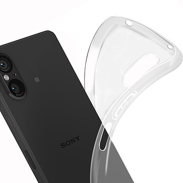 Acheter Avizar Coque pour Sony Xperia 5 V en Silicone gel flexible fine et légère  Transparent
