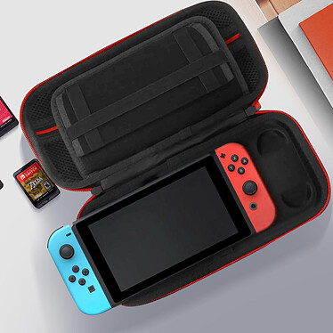 Avis Avizar Pochette pour Nintendo Switch Polyester Rigide Multi-rangements Poignée Noir