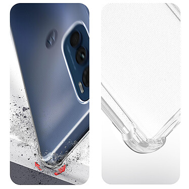 Acheter Avizar Pack Protection pour Motorola Edge 30 Coque Renforcée + Verre Trempé  Transparent