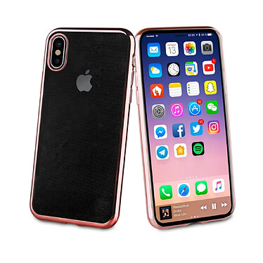 Acheter Muvit Coque pour iPhone X / XS Bling Rigide Rose