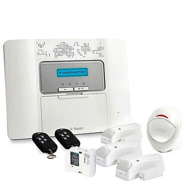 Visonic - POWERMASTER KIT3 GSM - Alarme maison sans fil GSM PowerMaster 30 - Kit 3