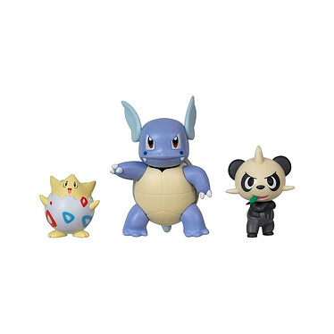 Pokémon - Pack 3 figurines Battle Figure Set Togepi, Pandespiègle & Carabaffe