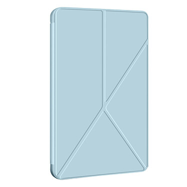 Avizar Étui pour Samsung Galaxy Tab S9 Clapet Origami Support Différents Angles  Bleu Ciel