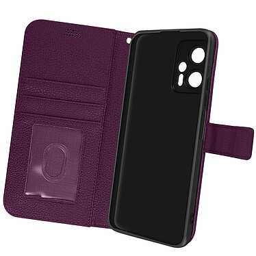 Avizar Étui pour Xiaomi Poco X4 GT Clapet Portefeuille Support Vidéo Dragonne  violet