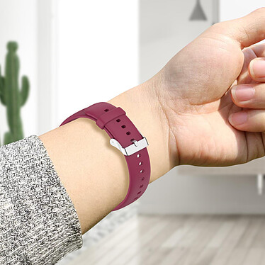 Acheter Avizar Bracelet pour Huawei Watch 3 Pro Silicone Souple Bordeaux