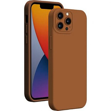 BigBen Connected Coque pour iPhone 14 Pro en Silicone Full protect Taupe