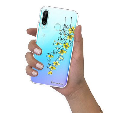 LaCoqueFrançaise Coque Huawei P30 Lite/ P30 Lite XL 360 intégrale transparente Motif Fleurs Cerisiers Tendance pas cher