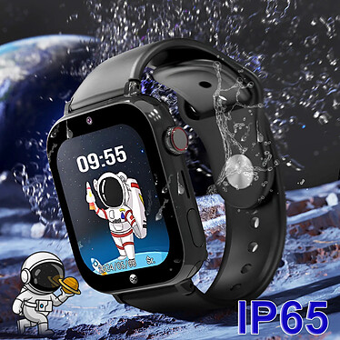 Forever Montre intelligente Wifi pour enfants avec GPS et appels 4G Look Me Noir pas cher