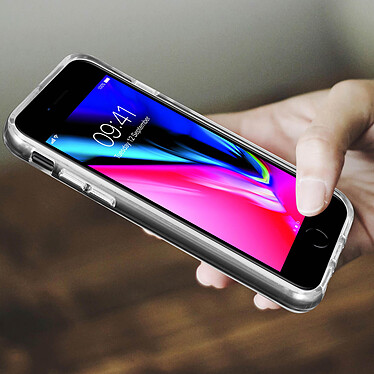 Avis Avizar Coque pour iPhone SE 2022, 2020 et 8, 7, 6S, 6 Cristal Bi-matière  Transparent