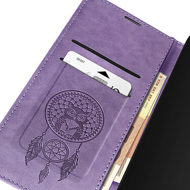 Acheter Avizar Étui Mandala Attrape Rêves pour Galaxy S23 Ultra Portefeuille  Violet