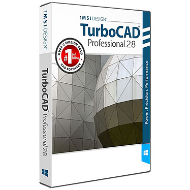 TurboCAD Professional 28 - Licence perpétuelle - 1 poste - A télécharger Logiciel de CAO DAO (Français, Windows)