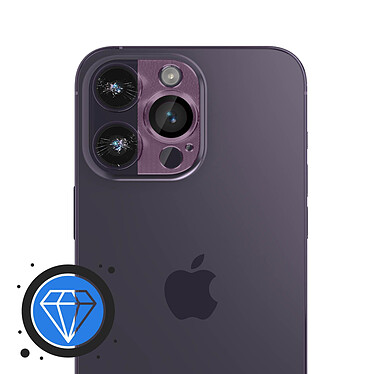 Acheter Avizar Film Caméra pour iPhone 14 Pro et 14 Pro Max Verre Trempé + Alliage d'Aluminium  Violet