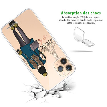 Avis LaCoqueFrançaise Coque iPhone 11 Pro 360 intégrale transparente Motif Working girl Tendance