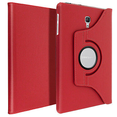 Avizar Housse Samsung Galaxy Tab A 10.5 Etui Ajustable Support Orientable 360° Rouge