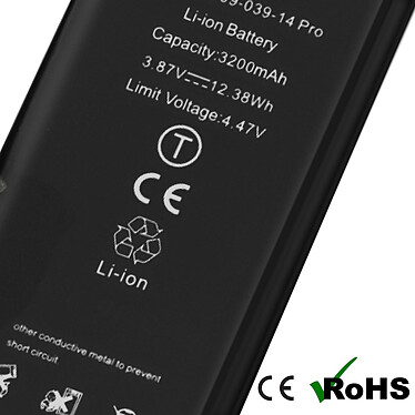 Acheter Clappio Batterie Decode PCB Version pour iPhone 14 Pro 3200mAh Noir