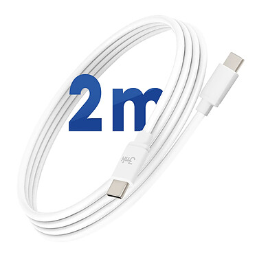 Avis 3mk Cable USB C vers USB C 100W Charge Rapide 2m Blanc