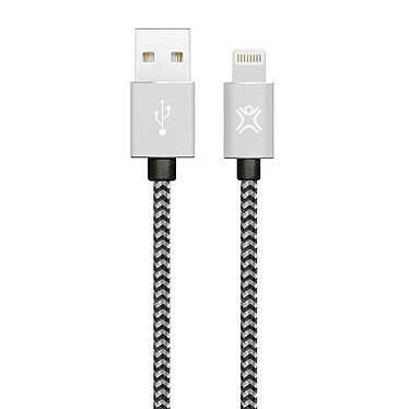 Xtrememac - Câble premium Lightning vers USB - 1,2M - Silver