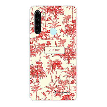 LaCoqueFrançaise Coque Xiaomi Redmi Note 8 T 360 intégrale transparente Motif Botanic Amour Tendance