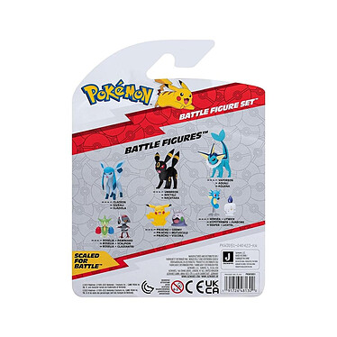 Pokémon - Pack 3 figurines Battle Figure Set Togepi, Pandespiègle & Carabaffe pas cher